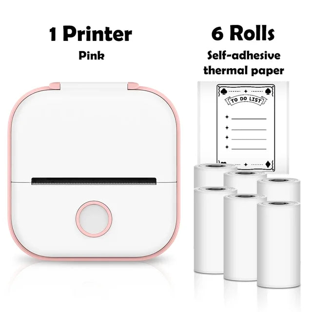 PrintMate™ Portable Mini HD Bluetooth Thermal Printer