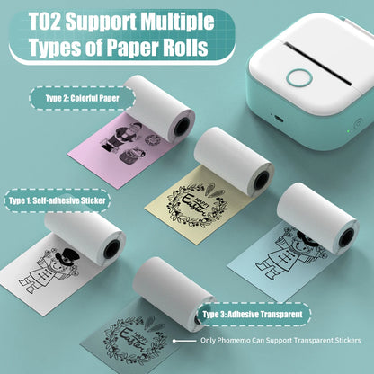 PrintMate™ Portable Mini HD Bluetooth Thermal Printer